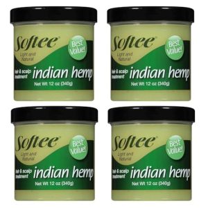 Softee Hair & Scalp Treatment - Indian Hemp 12 oz. (Pack of 2)