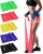 Exercise Bands for Working Out, Resistance Bands Set with 5 Resistance Levels, Skin-Friendly Elastic Bands with Carrying Pouch for Home Workout